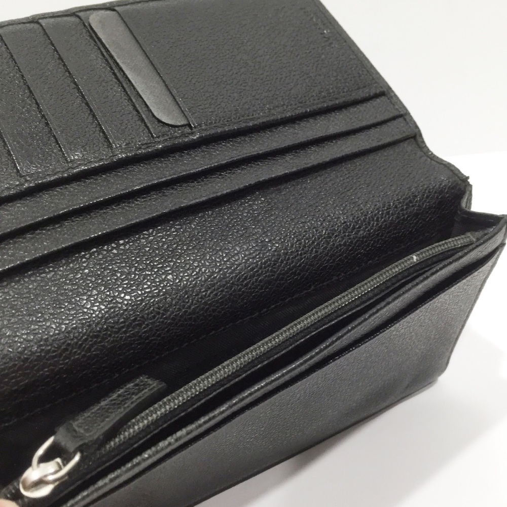 Bvlgari black canvas and leather bifold wallet - Picture 8 of 12